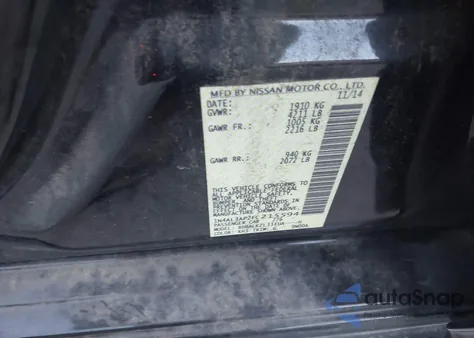 2015 Nissan Altima 2.5 Sv z USA, uszkodzony, nr VIN 1N4AL3AP2FC215594